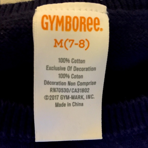 🎂25%off🥳Gymboree Unicorn Sequin Appliqué FairIsle Lilac White Navy Knit Dress - Picture 4 of 4